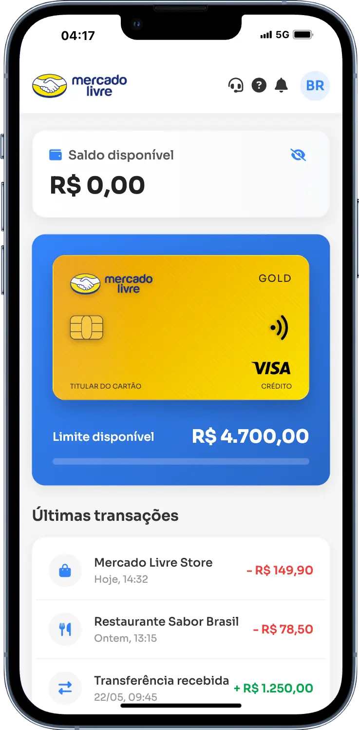 Aplicativo Mercado Livre